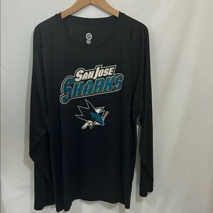San Jose Sharks Long Sleeve Activewear Shirt